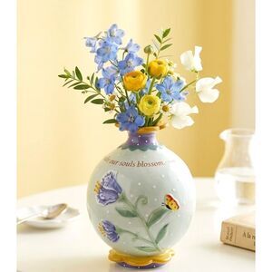 Gardeners Flower Vase Friend Sentiment Artist Nancy Tellaferro Faulkner Spring